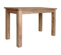 Dining Table Kitchen Dinner Room Solid Mahogany Wood vidaXL