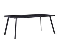 Dining Table Kitchen Dinner Table Dining Room Table Dark Wood and MDF vidaXL