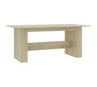 vidaXL Dining Table Sonoma Oak Engineered Wood Kitchen Dining Room Furniture