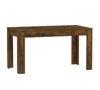 Vidaxl Dining Table Smoked Oak 140X74.5X76 Cm Engineered Wood