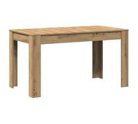 vidaXL Dining Table Artisan Oak 140x74.5x76 cm Engineered Wood
