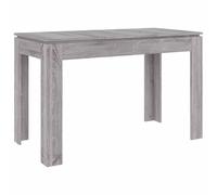 Vidaxl Dining Table Grey Sonoma 120X60X76 Cm Engineered Wood