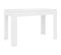 vidaXL Dining Table High Gloss White 120x60x76 cm Engineered Wood