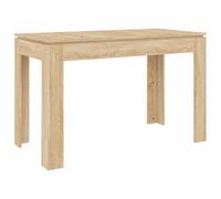 vidaXL Dining Table Sonoma Oak 120x60x76 cm Engineered Wood