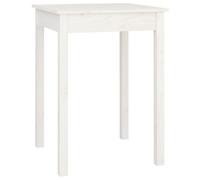 (White, 55 x 55 x 75 cm (L x W x H)) vidaXL Solid Wood Pine Dining Table Multi Colours 110x55x75 cm/55x55x75 cm
