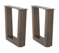 Coffee Table Legs V-Shaped Powder-Coated Steel Anthracite 70x(72-73.3cm) Set2pcs