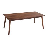 Dining Table MADOX Dark Walnut 100 cm 200 cm