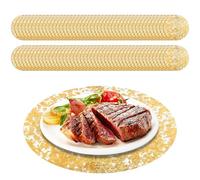 Dining Table Mat - Polyester Placemat Collection, 13 Inch Square Decorative Table Top Festive Dining Accessories | Holiday Party Wedding Kitchen Birthday Event Table Decoration