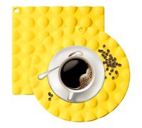 Dining Table Mats - Silicone Heat-Proof Placemat - Non-Slip Place Mats for Dining Table,for Home Dormitory Hotel Apartment Rental Bakeries Cafe