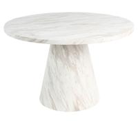 Dining Table MERE White Marble 120 cm 120 cm