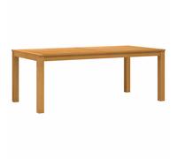 Dining Table Natural Solid Oak Wood Modern Kitchen Furniture Room Home vidaXL