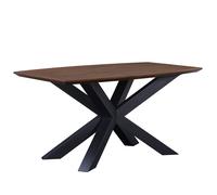 Dining Table Nevada Rectangle Walnut/Black 85x150cm