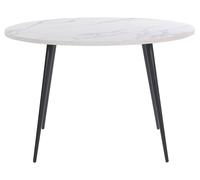 Dining Table ODEON White Marble 120 cm 120 cm