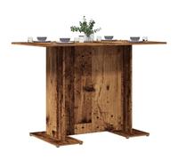 Dining Table Old Wood 110x60cm Engineered Wood Minimalist Compact 75cm WallFix.