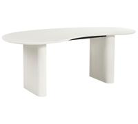 Dining Table PEERY White 93 cm 198 cm