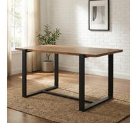 Dining Table Pembroke Rectangle Pine Natural/Black 90x150cm