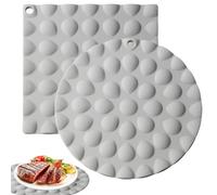 Dining Table Placemat,Silicone Heat-Proof Placemat,Table Decor Heat Resistant Mats | for Home Hotel Restaurant Apartment Rental Bakeries Cafe