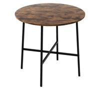 Dining Table Round Kitchen 4 Person Coffee Restaurant Metal Base 80Cm