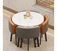 Dining Table Set for 4One Table & Four Chairs SpaceSaving Kitchen Dining Table & Bench Set Perfect for Small Spaces Modern Design Ideal for Home Dining A18