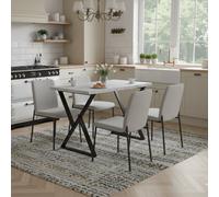 Dining Table Shefa Line Chicago 120 Concrete Grey