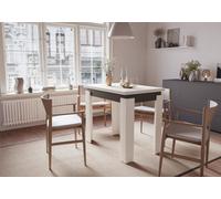 Dining Table Shefa Line Family 90-120 White - Anthracite