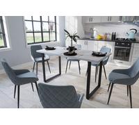 Dining Table Shefa Line Seattle 120 Concrete Grey