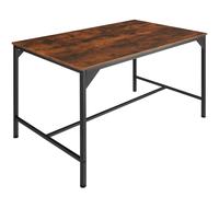 Dining table side kitchen coffee table wooden metal frame