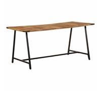 vidaXL Dining Table 160x80x75 cm Solid Wood Mango