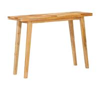 vidaXL Dinning Table Natural 100 x 35 x 75 cm Solid Mango Wood