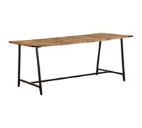 Dining Table Solid Wood Mango Kitchen Table Dinner Table vidaXL