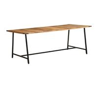 Dining Table Solid Wood Mango Kitchen Table Dinner Table vidaXL