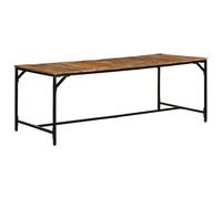 vidaXL Dining Table 200x100x75 cm Solid Wood Rough Mango dining room table