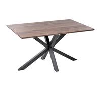 Dining Table SPECTRA Dark Brown 140 cm 90 cm