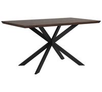 Dining Table SPECTRA Dark Brown 140 cm 90 cm