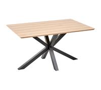 Dining Table SPECTRA Light Brown 140 cm 90 cm