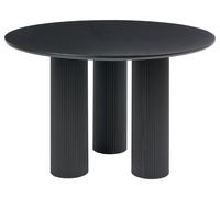 Dining Table TULEMALU Black 120 cm 120 cm