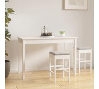 Dining Table Wax 55X55X75 Cm Solid Wood Pine