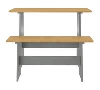 Dining Table with Bench Kitchen Table Dining Room Table Solid Wood Pine vidaXL