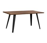 Dining Table WITNEY Dark Brown 160 cm 90 cm