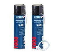DINITROL 1000 CLEAR CAVITY WAX 2 x 500ml + Extension Nozzle