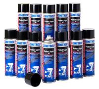 DINITROL 1101201/S Protect Super 447 Aerosols, Black, 500 ml, Set of 12