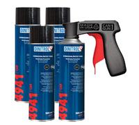 Dinitrol 4 x 4941 UNDERBODY CHASSIS RUST PROOFING WAX 500ml AEROSOL + CANGUN