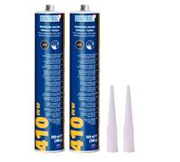REJEL 2 X DINITROL 410 UV NEW FORMULA POLYURETHANE BLACK 300ml TUBE SEALING AND ADHESIVE COMPOUND