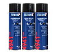 Dinitrol 4941 BLACK UNDERBODY WAX 3 x 500ml AEROSOL SPRAY CANS