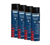 Dinitrol Black Underbody Chassis Self Healing Wax Protective Coating - 4 x 500ml Aerosols for Vehicles in Corrosive Environments