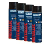 DINITROL® Metallic - Hard Brown Waxy Vehicle Underbody Corrosion Protection - 4 x 500ml Aerosols
