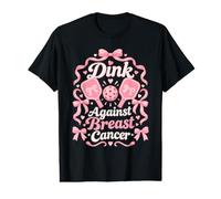 Dink Against Breast Cancer Pickleball Awareness Supporter Value Graphic T-Shirt