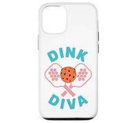 Dink Diva Funny Women Pickleball Player Case for iPhone 12/12 Pro
