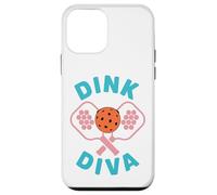 Dink Diva Funny Women Pickleball Player Case for iPhone 12 mini