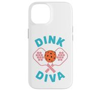 Dink Diva Funny Women Pickleball Player Case for iPhone 14